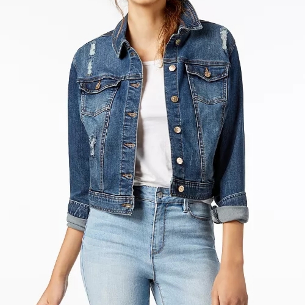 🚨BUNDLE (2/$20, 3/$27)🚨 Celebrity Pink DarkWash Denim Jacket (NWOT)